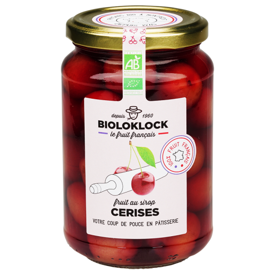 Cerises bio au sirop - 1